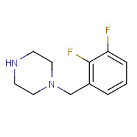 179334-17-9 1-[(2,3-difluorophenyl)methyl]piperazine chemical structure
