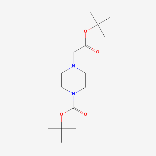 180576-04-9 tert-butyl 4-[2-[(2-methylpropan-2-yl)oxy]-2-oxoethyl]piperazine-1-carboxylate chemical structure