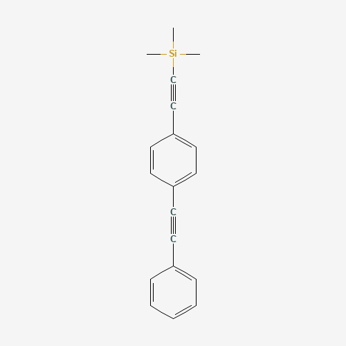 147492-76-0 trimethyl-[2-[4-(2-phenylethynyl)phenyl]ethynyl]silane chemical structure