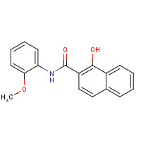 26675-52-5 1-hydroxy-N-(2-methoxyphenyl)naphthalene-2-carboxamide chemical structure