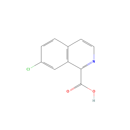 552850-71-2 7-chloroisoquinoline-1-carboxylic acid chemical structure