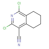 4695-92-5 1,3-dichloro-5,6,7,8-tetrahydroisoquinoline-4-carbonitrile chemical structure