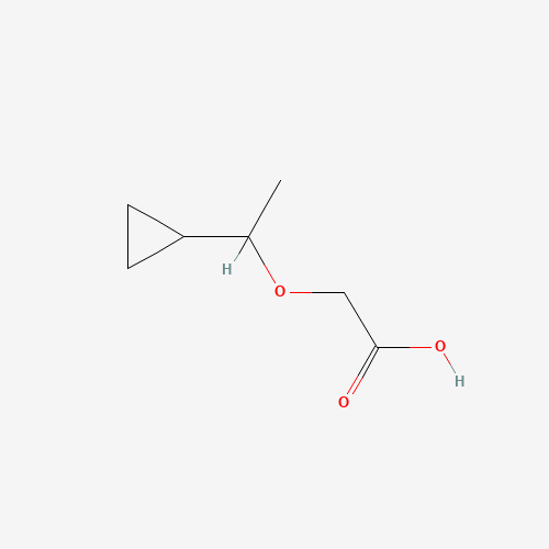 189956-03-4 2-(1-cyclopropylethoxy)acetic acid chemical structure