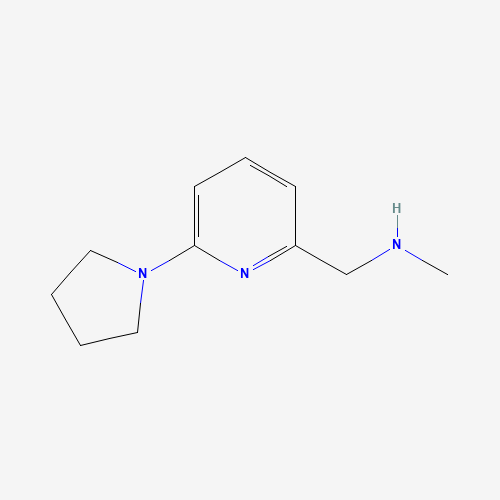 884507-14-6 N-methyl-1-(6-pyrrolidin-1-ylpyridin-2-yl)methanamine chemical structure