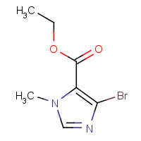 108905-73-3 ethyl 5-bromo-3-methylimidazole-4-carboxylate chemical structure