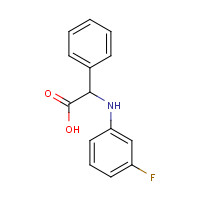 1103583-04-5 2-(3-fluoroanilino)-2-phenylacetic acid chemical structure