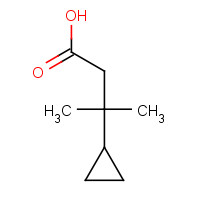 1021939-05-8 3-cyclopropyl-3-methylbutanoic acid chemical structure