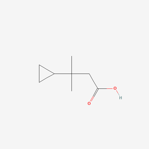 1021939-05-8 3-cyclopropyl-3-methylbutanoic acid chemical structure