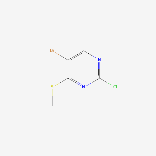 59549-51-8 5-bromo-2-chloro-4-methylsulfanylpyrimidine chemical structure