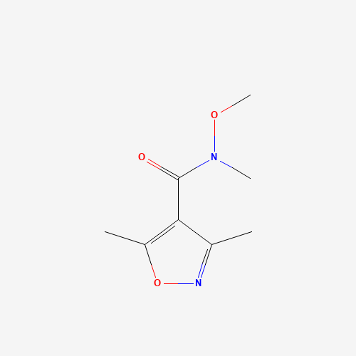 1223452-45-6 N-methoxy-N,3,5-trimethyl-1,2-oxazole-4-carboxamide chemical structure