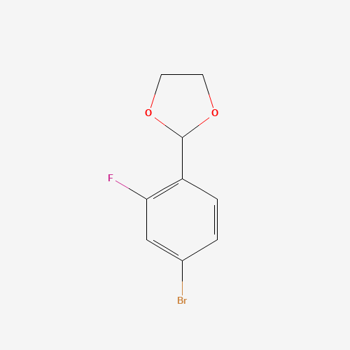 248270-23-7 2-(4-bromo-2-fluorophenyl)-1,3-dioxolane chemical structure