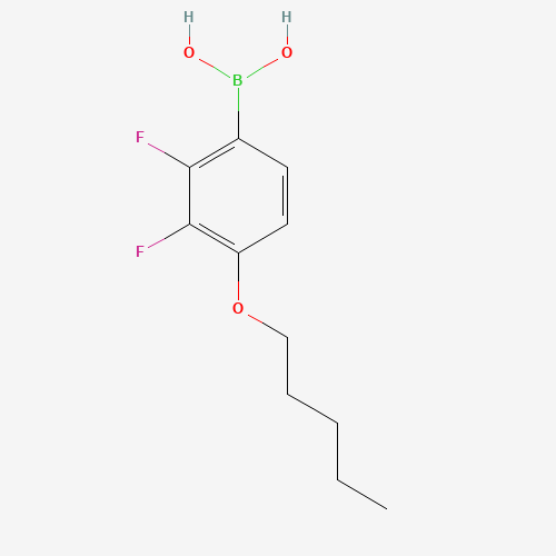 156684-91-2 (2,3-difluoro-4-pentoxyphenyl)boronic acid chemical structure
