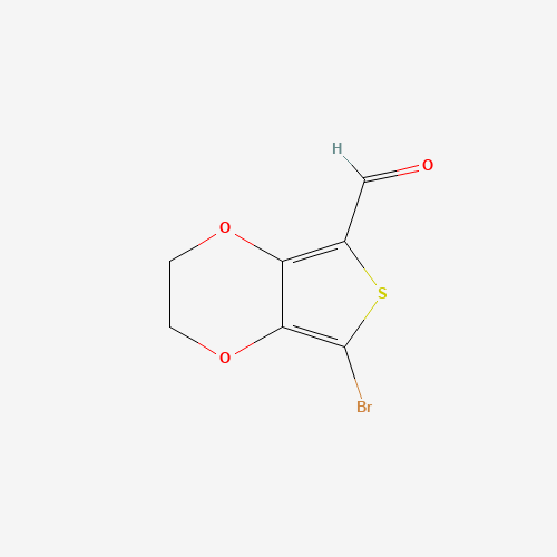 852054-42-3 5-bromo-2,3-dihydrothieno[3,4-b][1,4]dioxine-7-carbaldehyde chemical structure