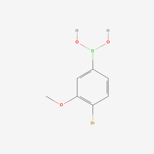 1256345-59-1 (4-bromo-3-methoxyphenyl)boronic acid chemical structure