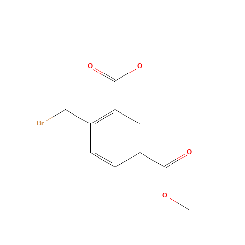 16281-94-0 dimethyl 4-(bromomethyl)benzene-1,3-dicarboxylate chemical structure