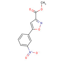 517870-18-7 methyl 5-(3-nitrophenyl)-1,2-oxazole-3-carboxylate chemical structure