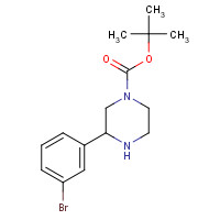 886767-61-9 tert-butyl 3-(3-bromophenyl)piperazine-1-carboxylate chemical structure