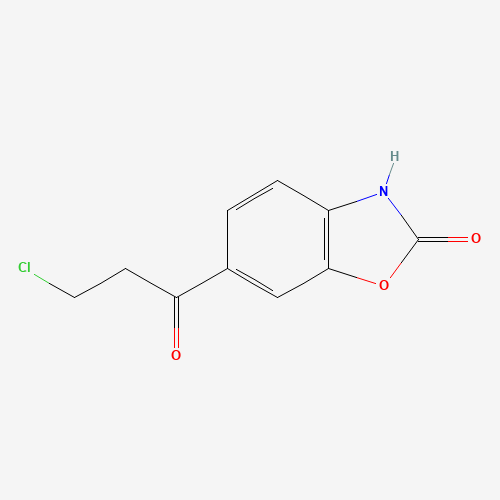 132383-36-9 6-(3-chloropropanoyl)-3H-1,3-benzoxazol-2-one chemical structure
