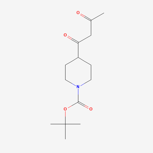 419571-68-9 tert-butyl 4-(3-oxobutanoyl)piperidine-1-carboxylate chemical structure