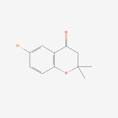 99853-21-1 6-bromo-2,2-dimethyl-3H-chromen-4-one chemical structure