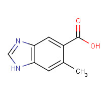 10351-76-5 6-methyl-1H-benzimidazole-5-carboxylic acid chemical structure