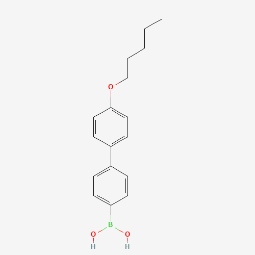 158937-25-8 [4-(4-pentoxyphenyl)phenyl]boronic acid chemical structure