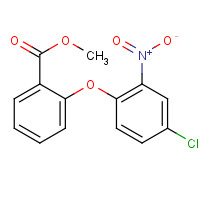 858670-83-4 methyl 2-(4-chloro-2-nitrophenoxy)benzoate chemical structure
