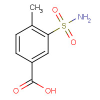 20532-05-2 4-methyl-3-sulfamoylbenzoic acid chemical structure
