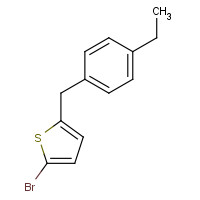 761424-78-6 2-bromo-5-[(4-ethylphenyl)methyl]thiophene chemical structure