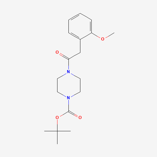 194943-65-2 tert-butyl 4-[2-(2-methoxyphenyl)acetyl]piperazine-1-carboxylate chemical structure