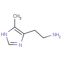 36507-31-0 2-(5-methyl-1H-imidazol-4-yl)ethanamine chemical structure