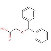 21409-25-6 2-benzhydryloxyacetic acid chemical structure