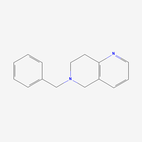 75510-02-0 6-benzyl-7,8-dihydro-5H-1,6-naphthyridine chemical structure