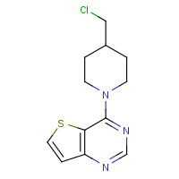 912569-69-8 4-[4-(chloromethyl)piperidin-1-yl]thieno[3,2-d]pyrimidine chemical structure