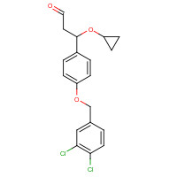 1202577-19-2 3-cyclopropyloxy-3-[4-[(3,4-dichlorophenyl)methoxy]phenyl]propanal chemical structure