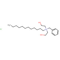 19379-90-9 benzyl-dodecyl-bis(2-hydroxyethyl)azanium;chloride chemical structure