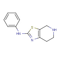 124458-18-0 N-phenyl-4,5,6,7-tetrahydro-[1,3]thiazolo[5,4-c]pyridin-2-amine chemical structure