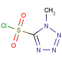 87469-12-3 1-methyltetrazole-5-sulfonyl chloride chemical structure