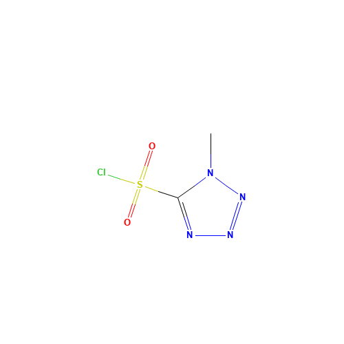 87469-12-3 1-methyltetrazole-5-sulfonyl chloride chemical structure