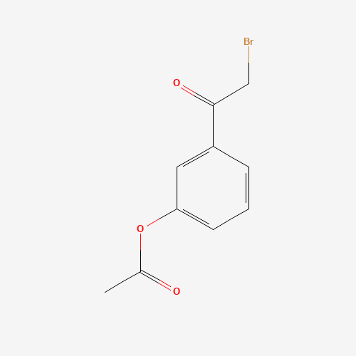38396-89-3 [3-(2-bromoacetyl)phenyl] acetate chemical structure