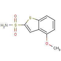 96803-88-2 4-methoxy-1-benzothiophene-2-sulfonamide chemical structure