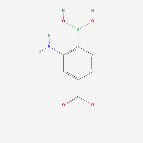 774530-27-7 (2-amino-4-methoxycarbonylphenyl)boronic acid chemical structure