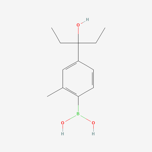 854502-99-1 [4-(3-hydroxypentan-3-yl)-2-methylphenyl]boronic acid chemical structure