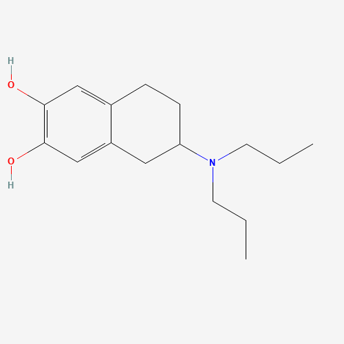 66185-60-2 6-(dipropylamino)-5,6,7,8-tetrahydronaphthalene-2,3-diol chemical structure