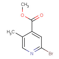 1227575-00-9 methyl 2-bromo-5-methylpyridine-4-carboxylate chemical structure
