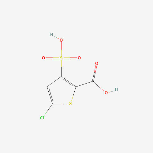 187746-94-7 5-chloro-3-sulfothiophene-2-carboxylic acid chemical structure