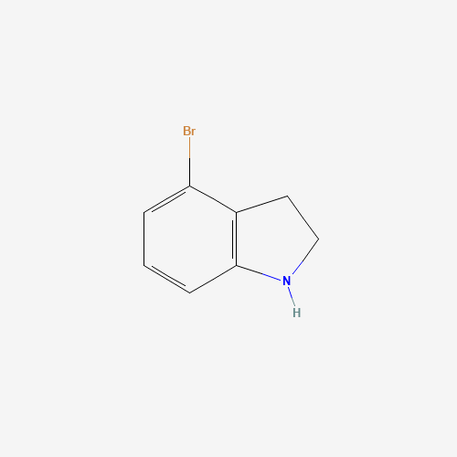 86626-38-2 4-bromo-2,3-dihydro-1H-indole chemical structure