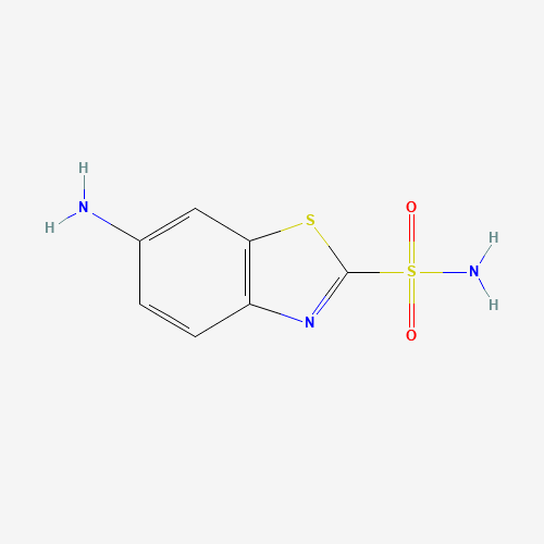 94641-11-9 6-amino-1,3-benzothiazole-2-sulfonamide chemical structure