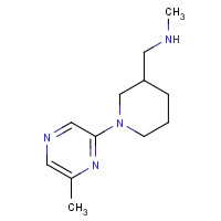 941716-84-3 N-methyl-1-[1-(6-methylpyrazin-2-yl)piperidin-3-yl]methanamine chemical structure