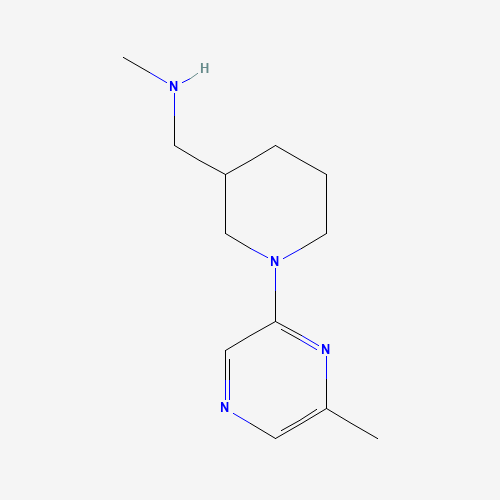 941716-84-3 N-methyl-1-[1-(6-methylpyrazin-2-yl)piperidin-3-yl]methanamine chemical structure